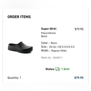 Birkenstock clog!